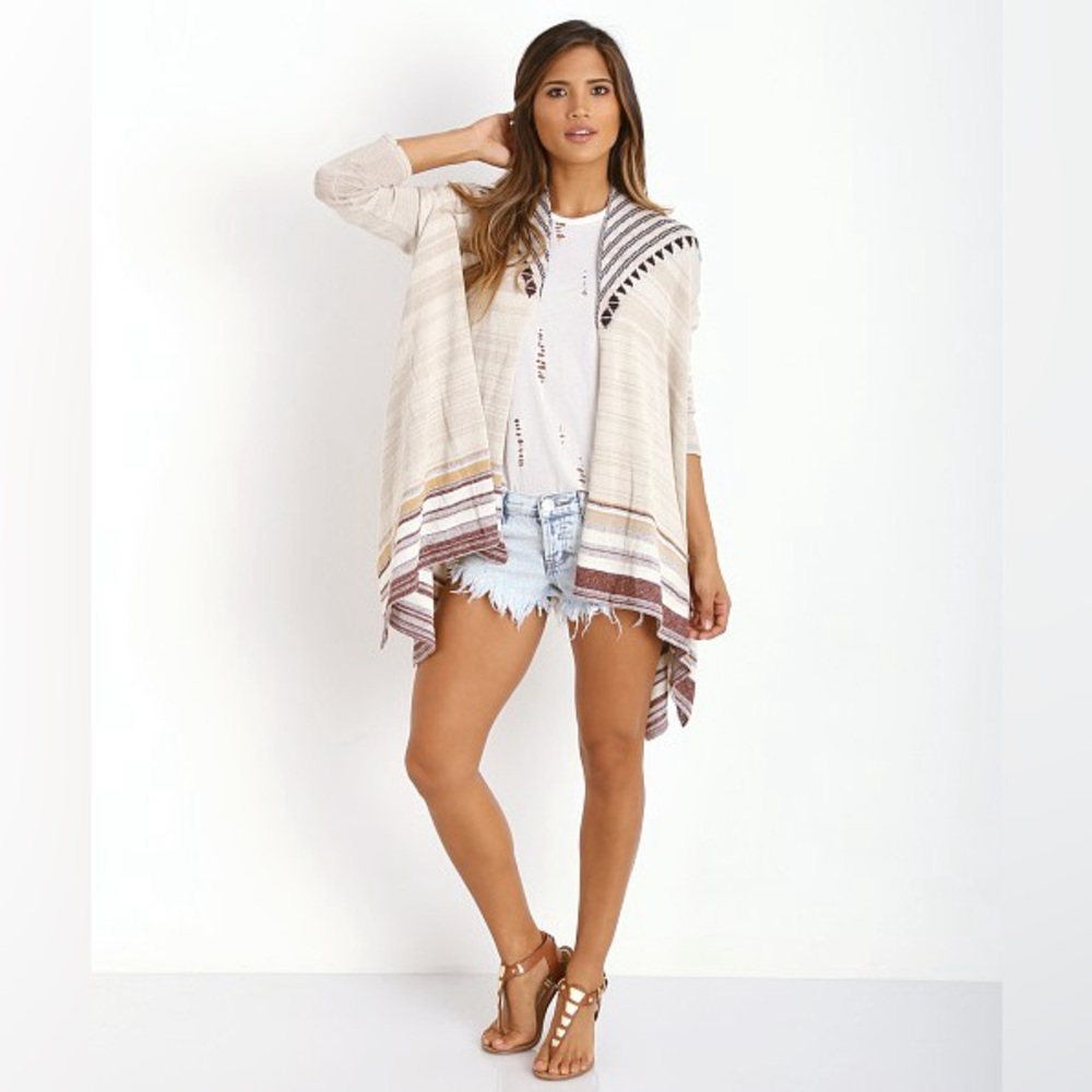 Goddis Woman's Bohemian Daria Throw On Cardigan Red Rock Canyon, Size S/M